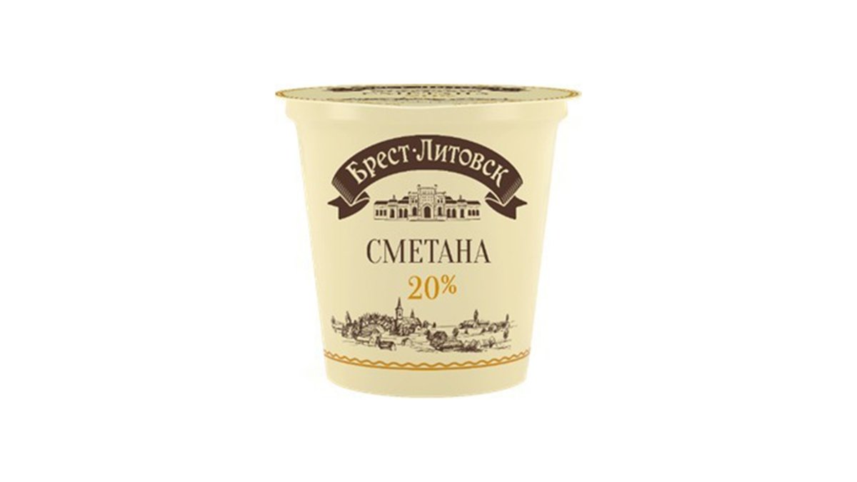 სავუშკინ პროდუქტ Сметана Brest-Litovsk 20% (300 g)