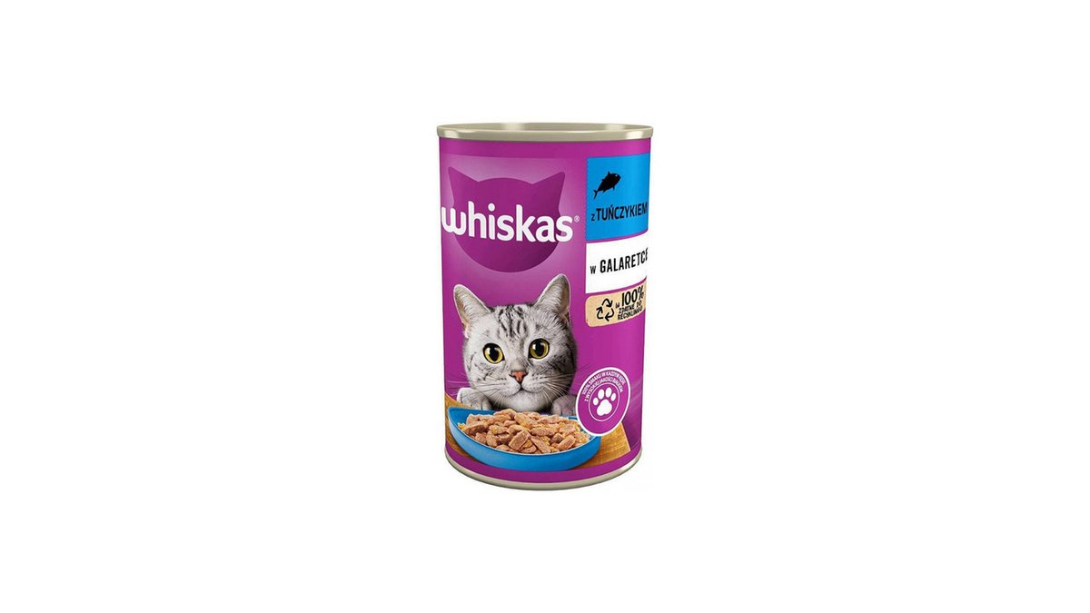 Whiskas ცხოველების საკვები Tuna in Jelly (400 g)