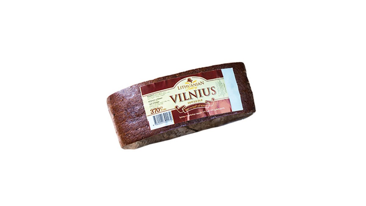 Vilnius хлеб შავ  ი დაჭრილი (375 gr)