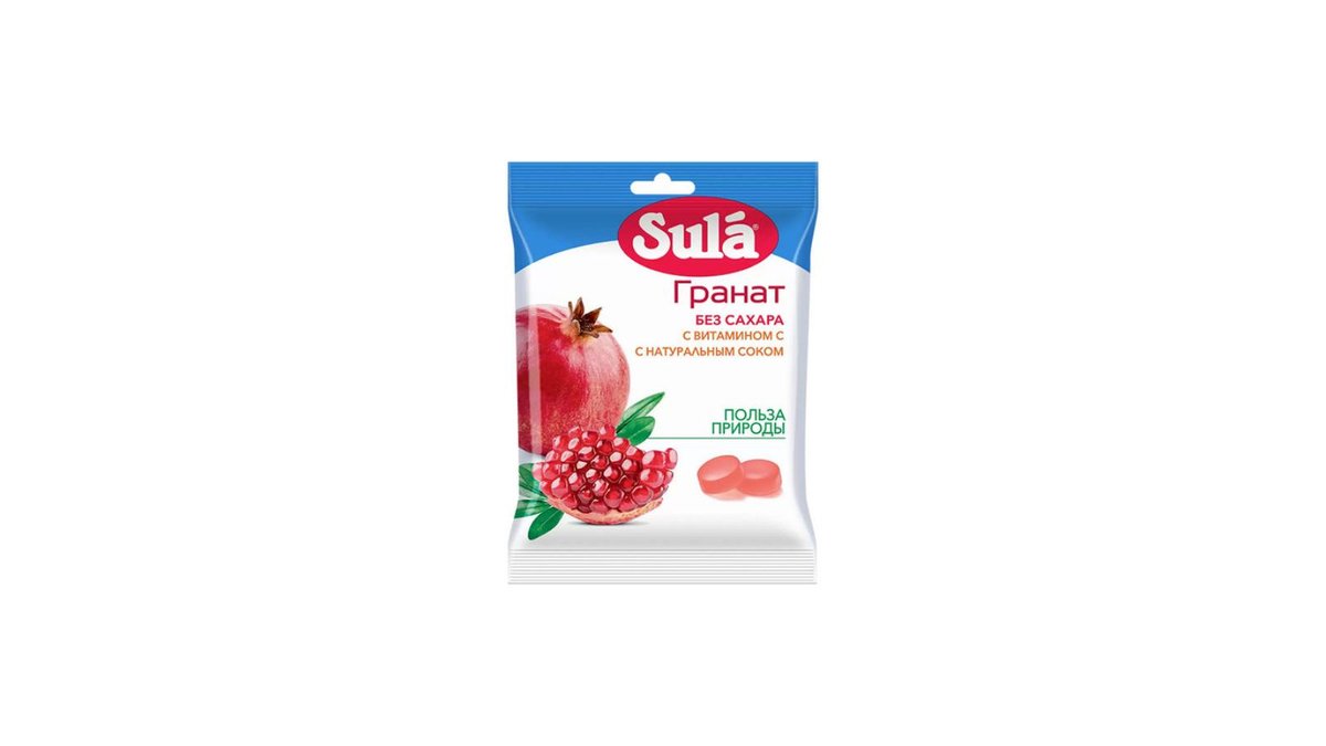 SULA კანფეტი Pomegranate (60 g)