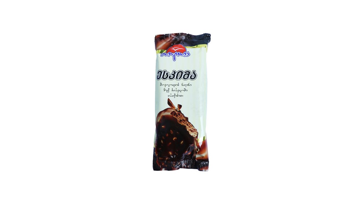 ESKIMA мороженое Chocolate Ice Cream in Dark Caramel with Peanuts (75 g)