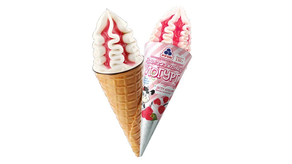 Rudi ice cream Raspberry Yogurt (150 g)