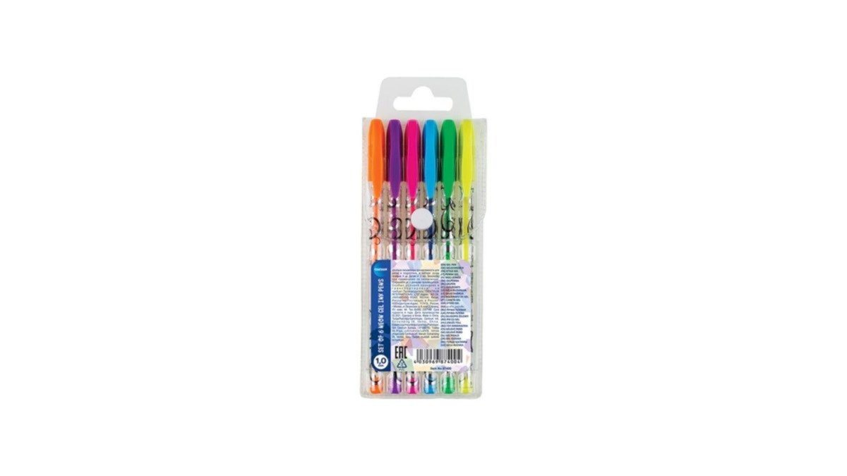 Centrum Канцелярские товары 6 Colors Neon (6 pcs)