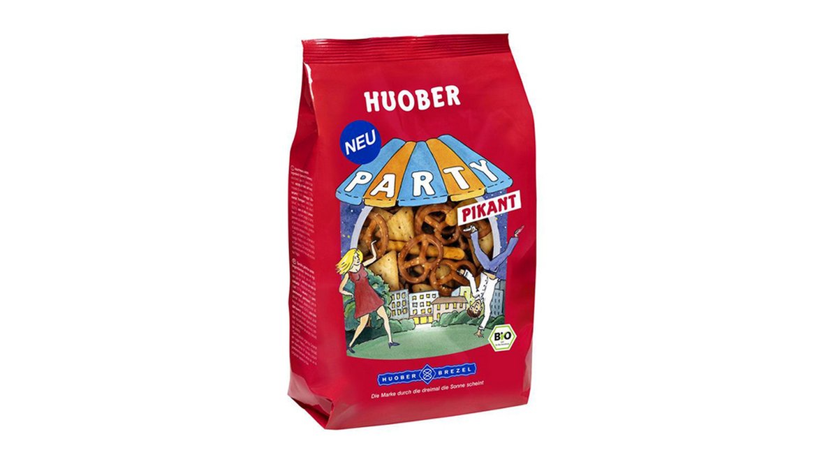 Huober კრეკე  რები Assorted PARTY Spicy (200 gr)