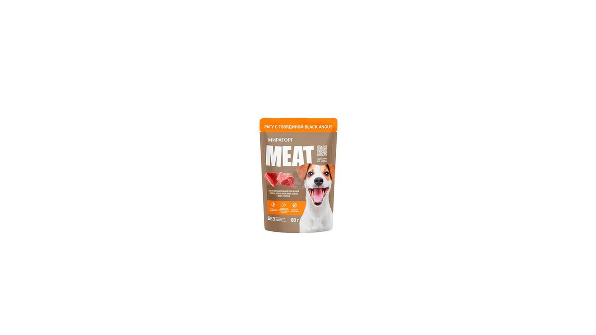 MIRATORG ცხოველების საკვები Ragout with Lamb (80 g)