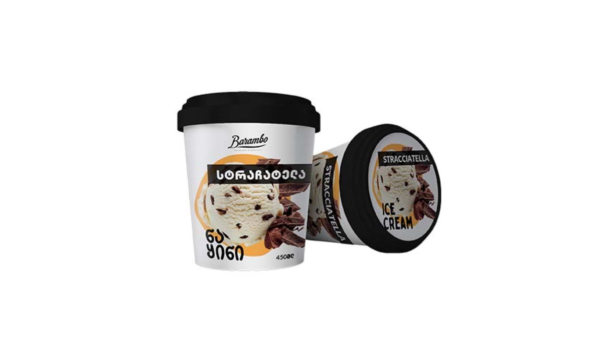Barambo ice cream სტრაჩატელა (450 ml)