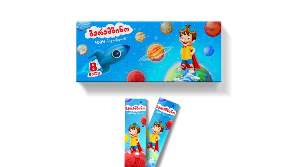 Barambino ორგანული ბავშვების საკვები with milk (8 pcs)