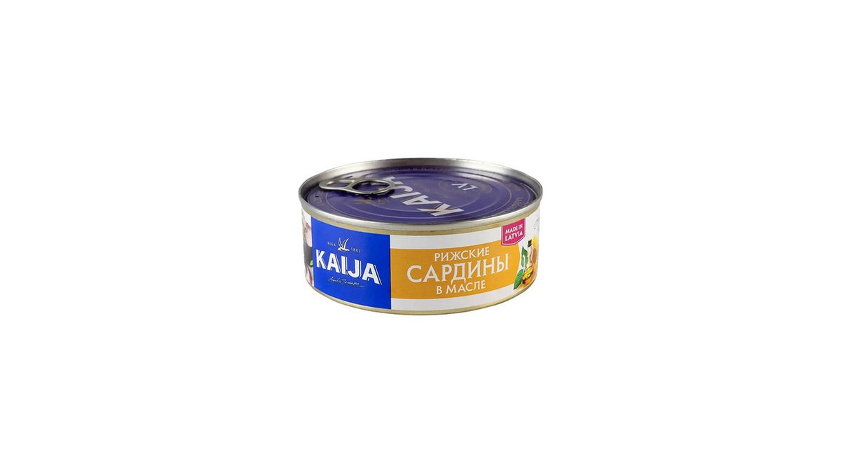 Kaija сардина Atlantic oil (240 gr)