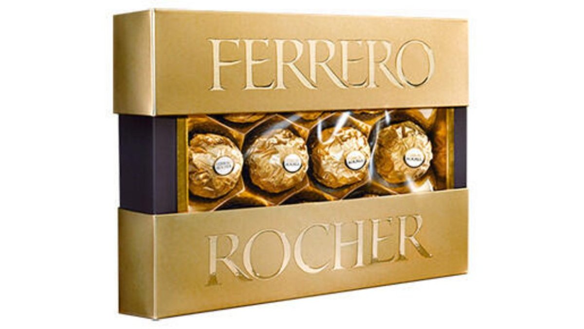 Rocher შოკოლადი chocolate balls with nuts (6 pcs)