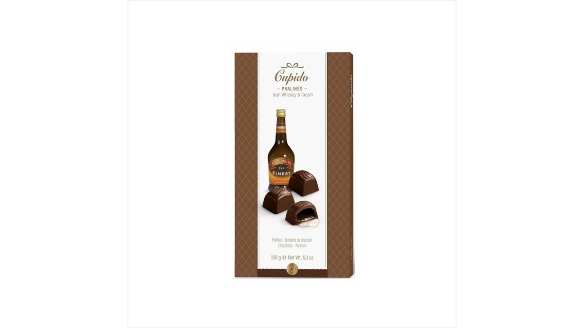 Gupido Chocolate chocolate with whiskey and cream (150 გრ)