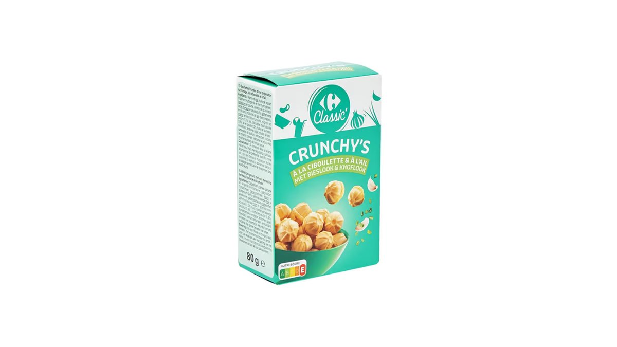 CRF კრეკერები with garlic and onion (80 g)