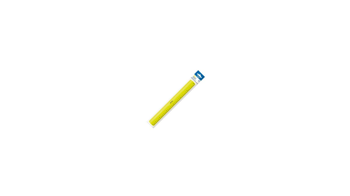 MILAN სახაზავი Yellow Acid (30 cm)