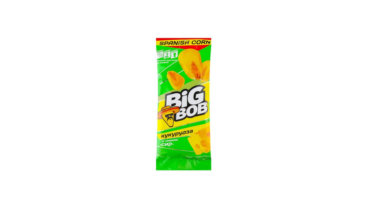 BIG BOB Corn Sticks მოხალული ყველის (50 g)