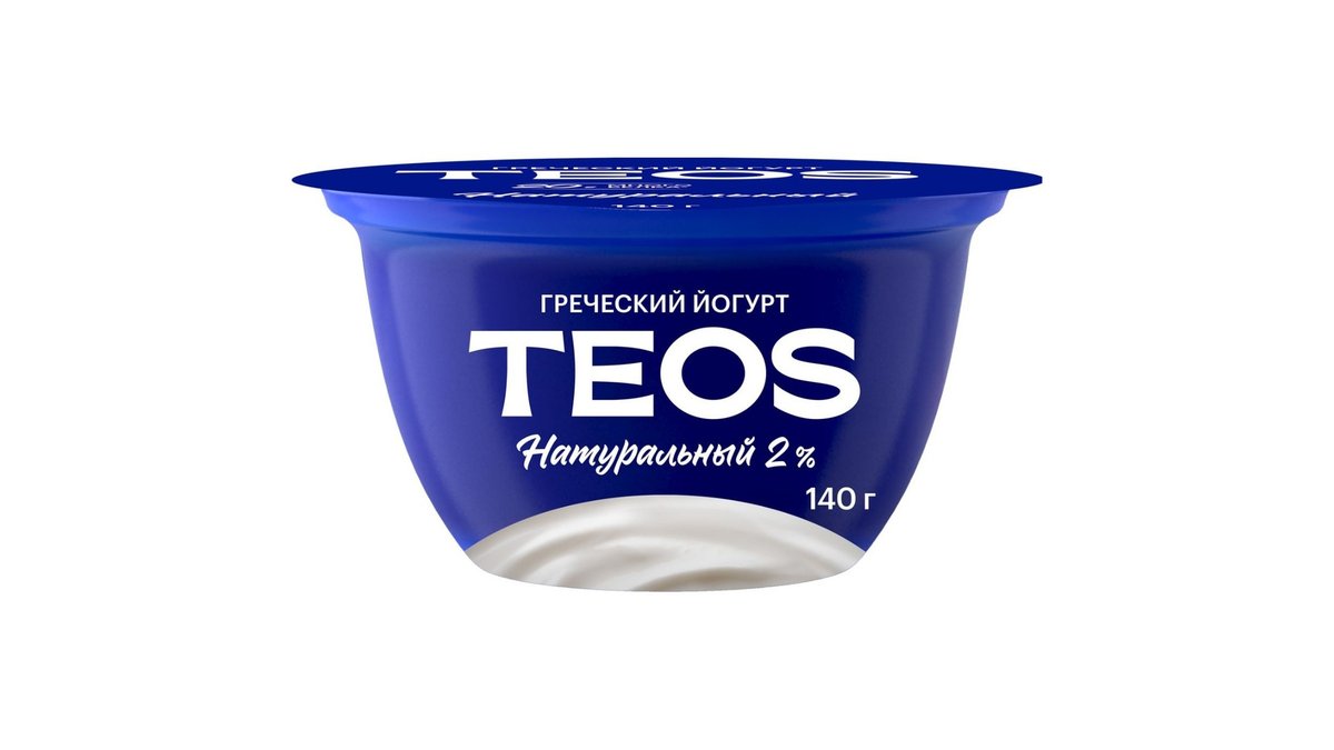 TEOS Йогурт Greek natural 2% (140 g)