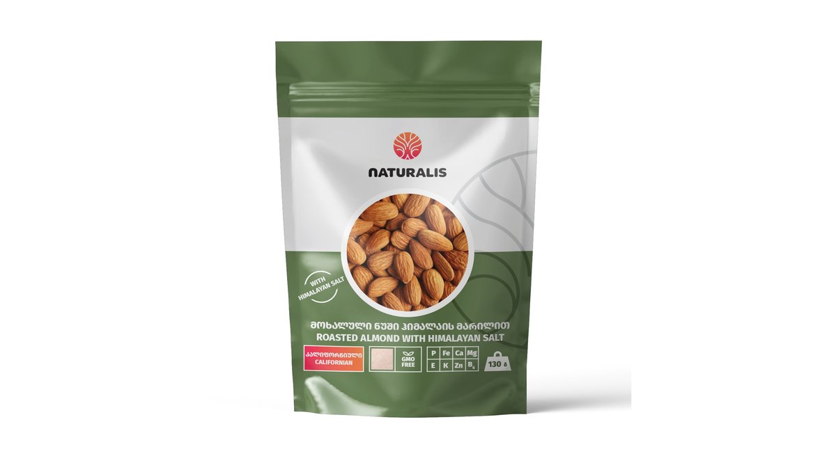 Naturalis ქოქოსი Himalayan salt (130 g)
