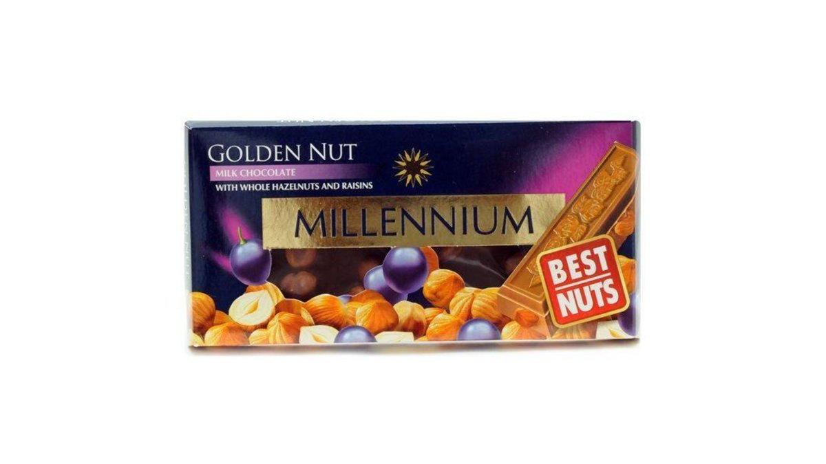 Millennium Chocolate with nuts and raisins (100 g)