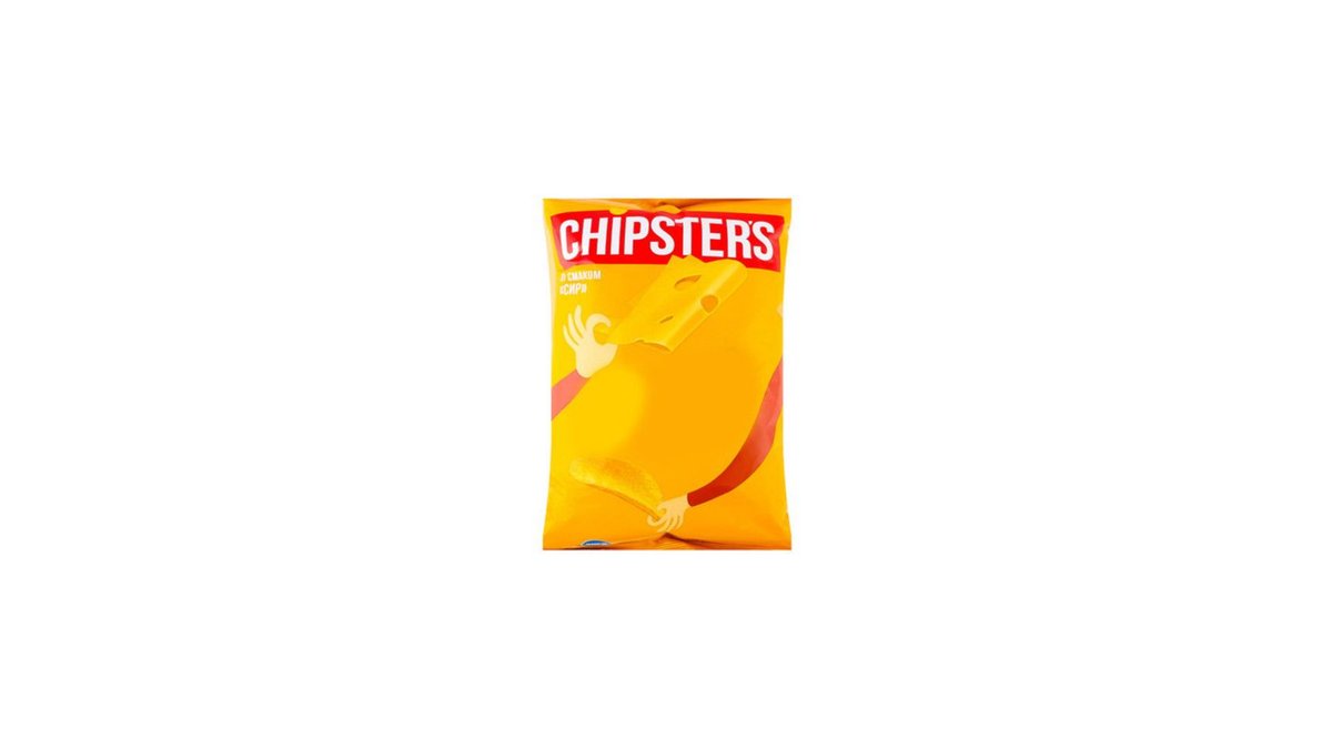 CHIPSTERS კარტოფილის ჩიფსები natural cheese flavor (150 g)