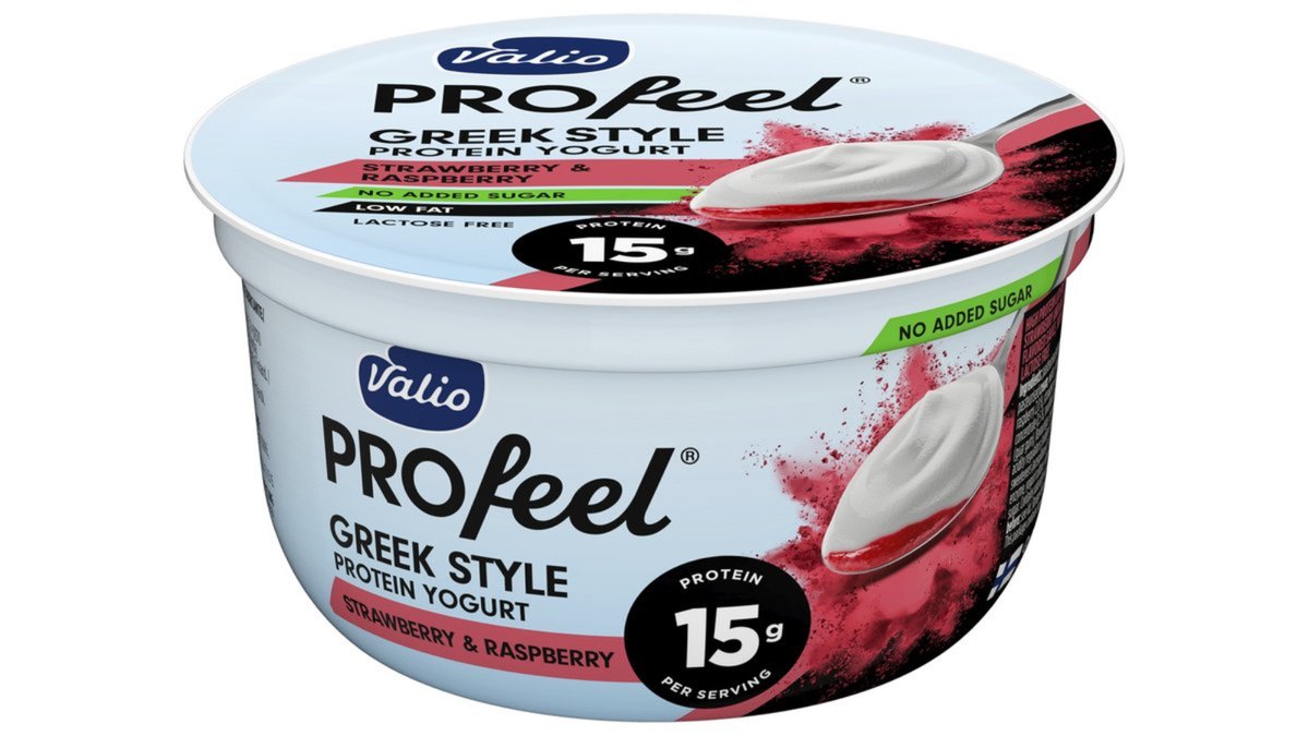 Valio იოგურტი Strawberry and Raspberry (160 g)