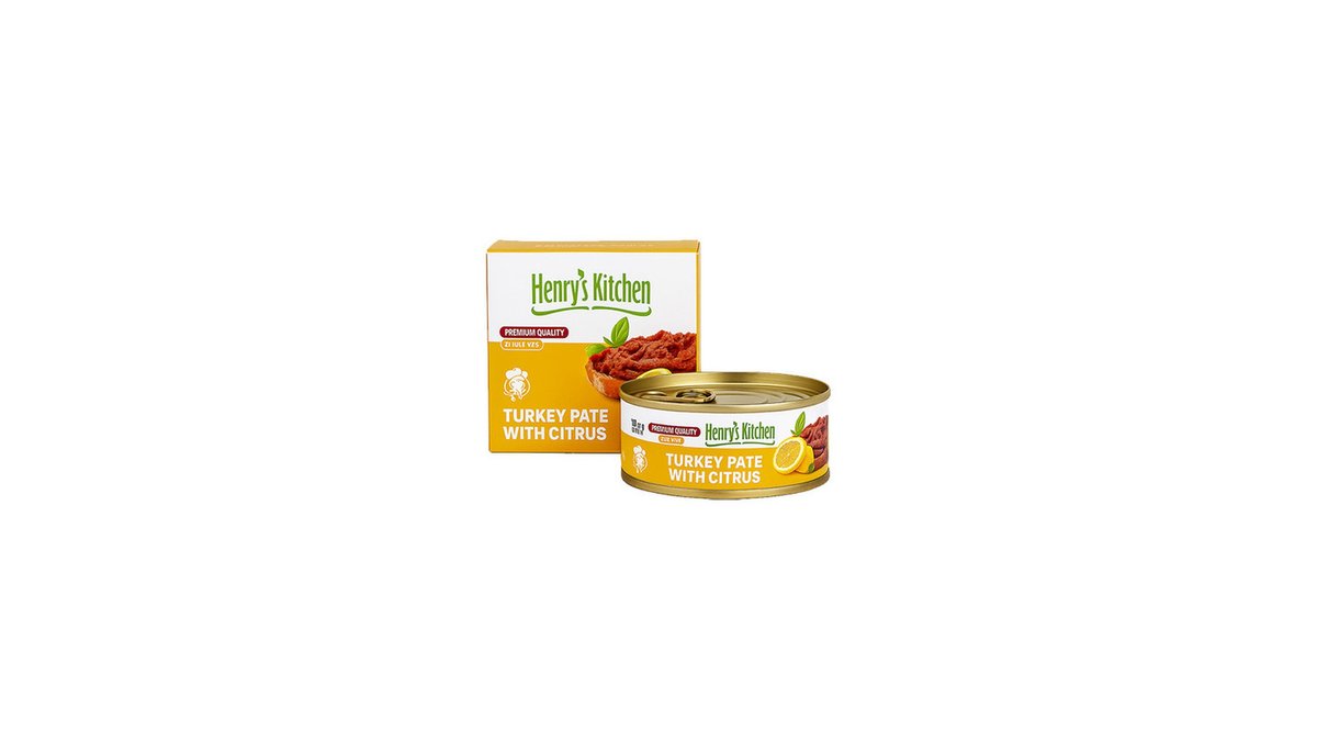 Henry's Kitchen ინდაურის პასტა Turkey Pate with Citrus (140 g)