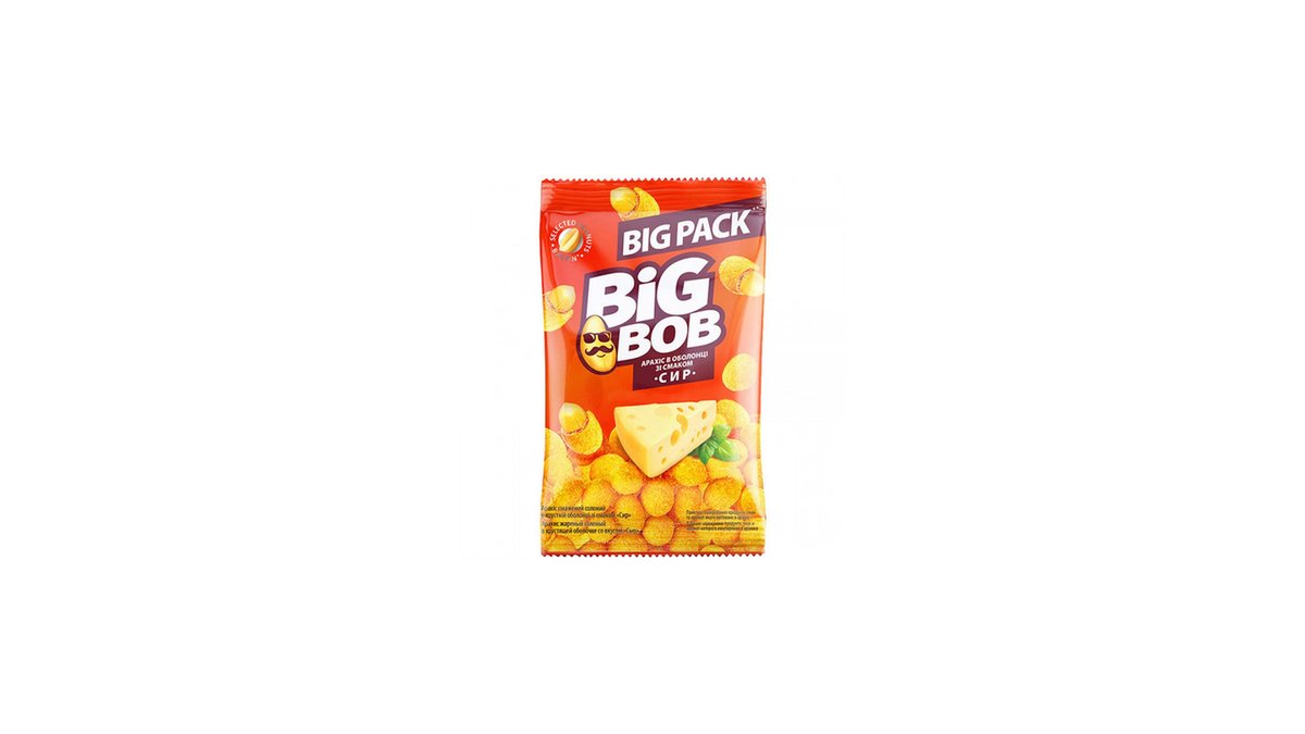 BIG BOB Орехи cheese flavor (90 g)