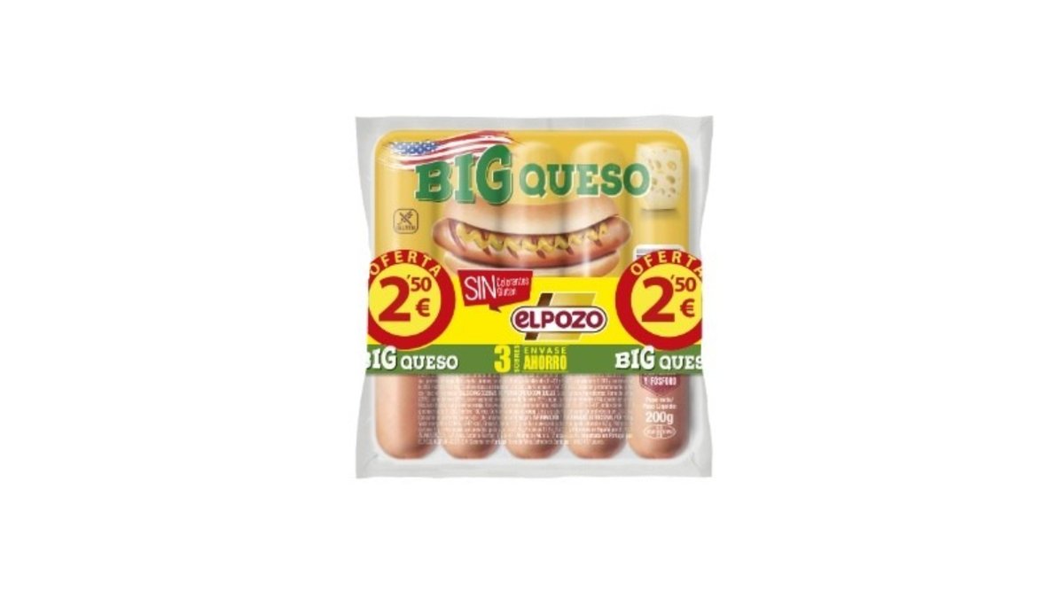 Elpozo sausage with cheese (600 g)