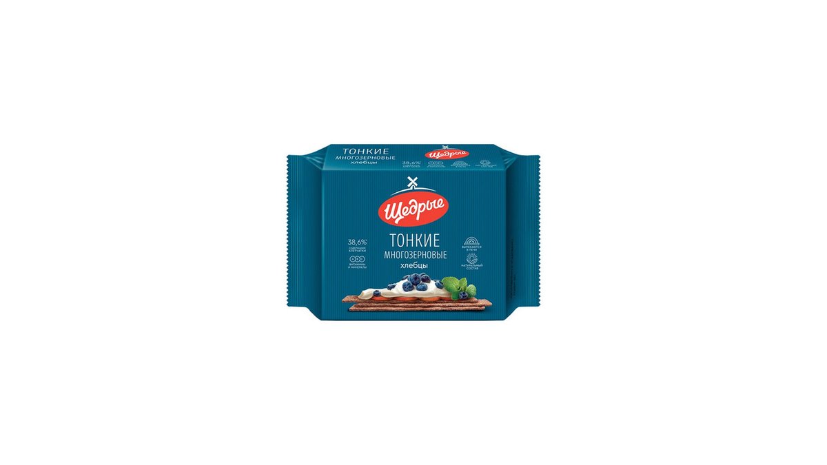 Shedrie Хрустящий Хлеб Multigrain (170 g)