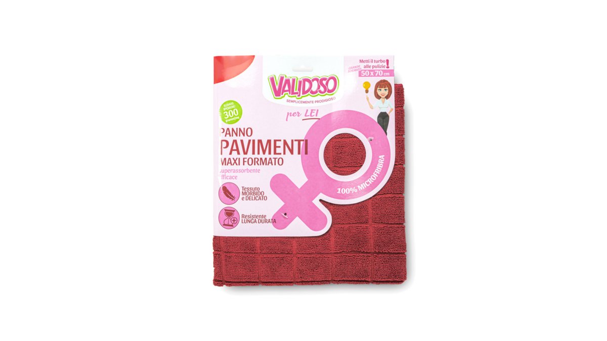 VALIDOSO Микрофибровая Кухонная Ткань Microfiber Red (70 cm)