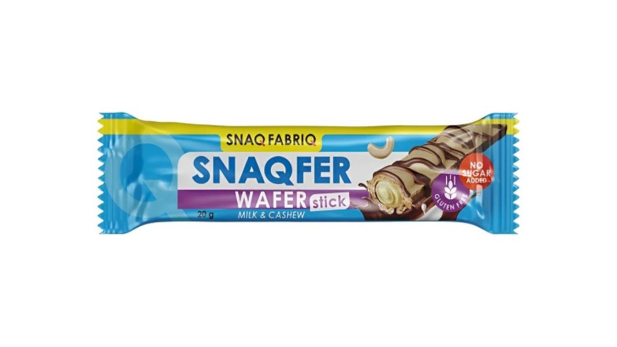 SNAQ FABRIQ Вафля with milk and cashews (20 g)