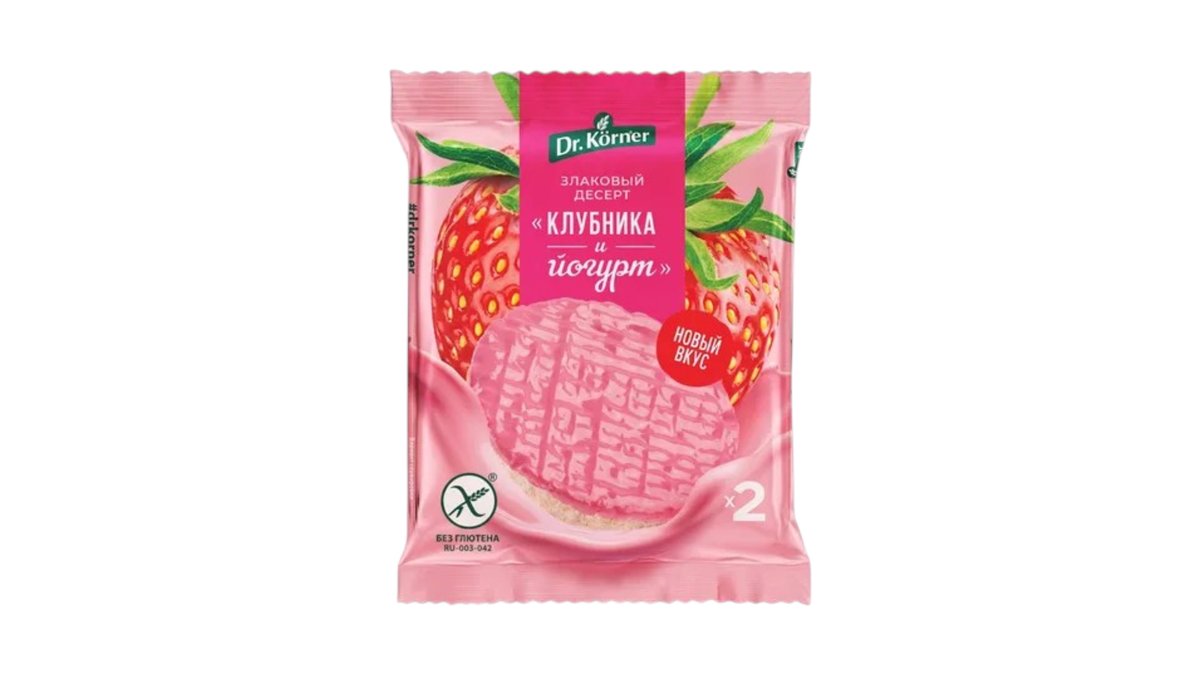 Dr.Körner ზეთოვანი კოქტეილი strawberries and yogurt (34 g)