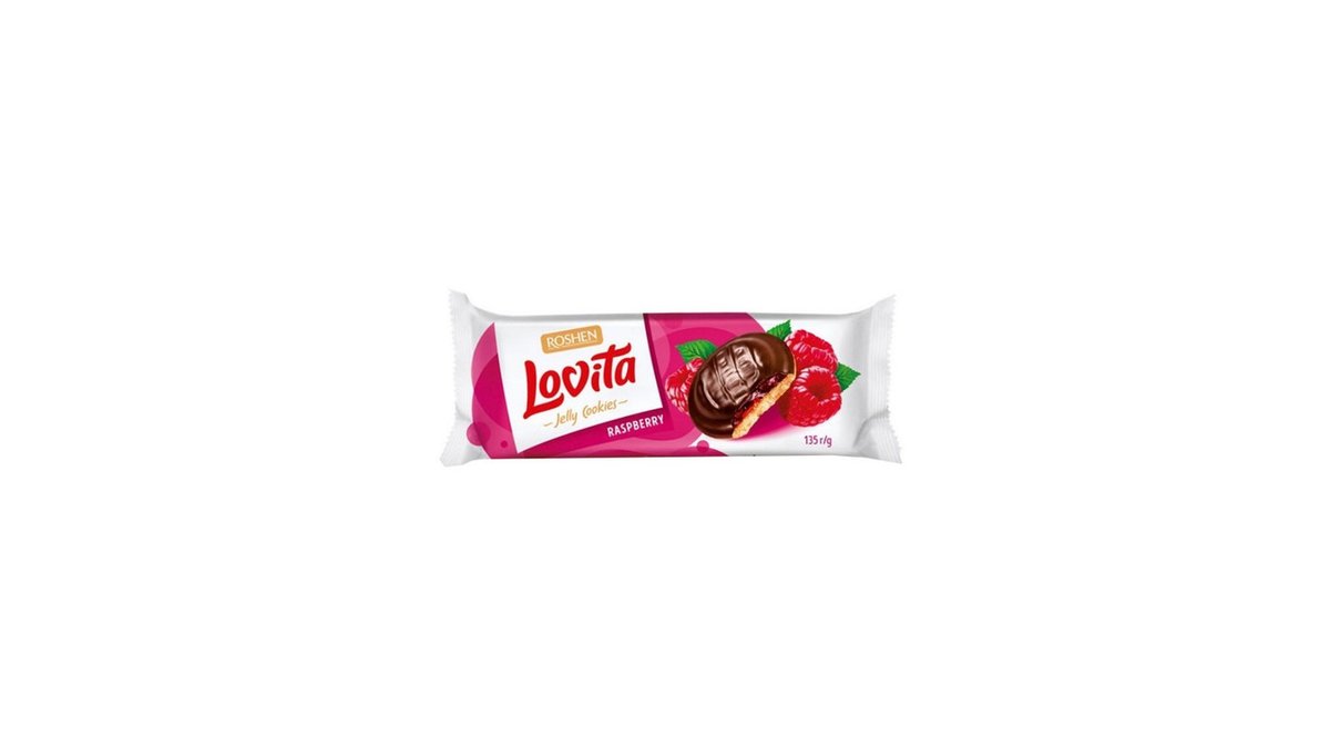 ROSHEN ბისკვიტები raspberry (135 g)