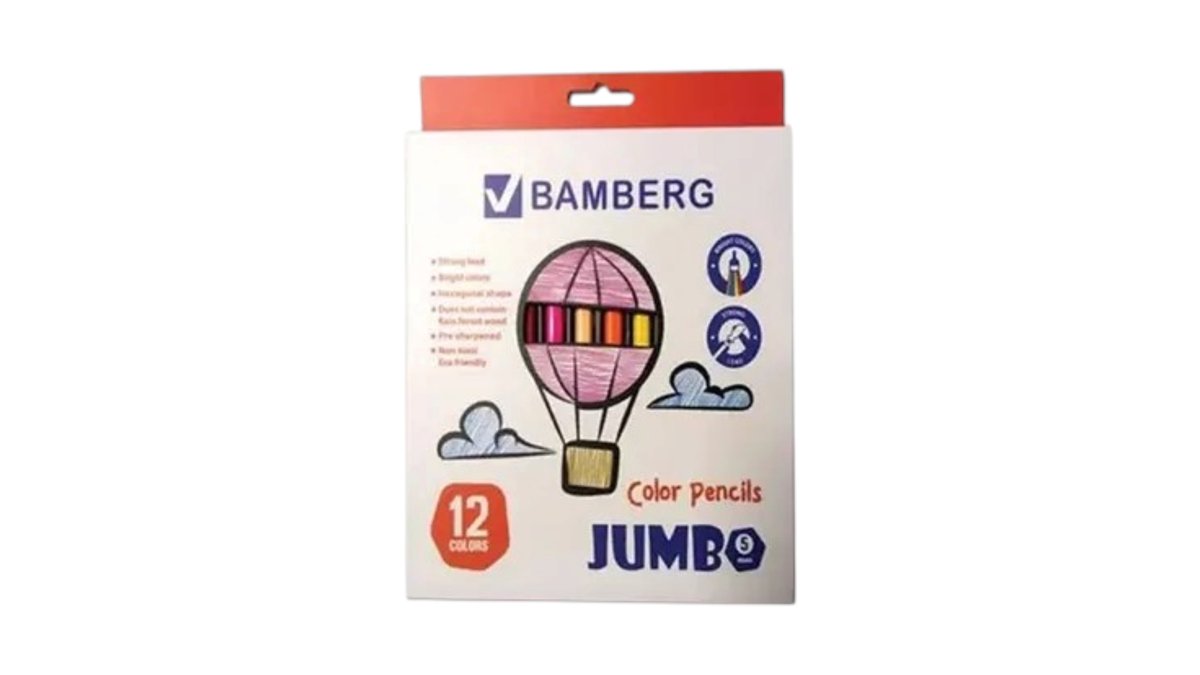 BAMBERG Pencil JUMBO Hexagonal (12 pcs)