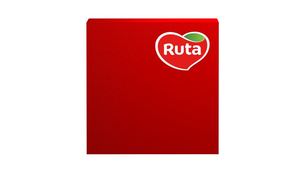 Ruta Салфетка red 3 layers (20 pcs)