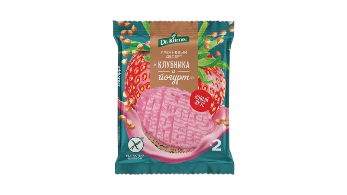 Dr.Körner Каша with strawberries and yogurt (34 g)