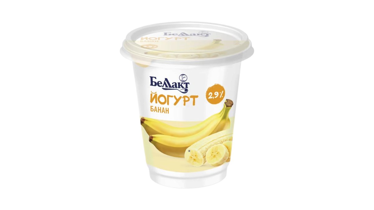 Belact Yogurt with banana (380 g)