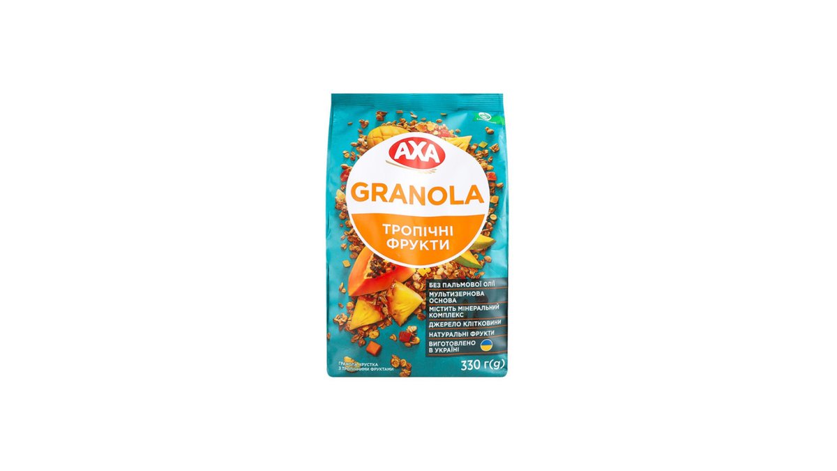 AXA Смесь Завтрак Крупы with Honey and Tropical Fruits (330 g)