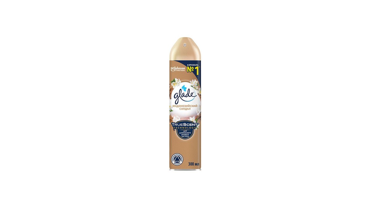 GLADE Освежитель воздуха Indonesian Sandalwood (300 ml)