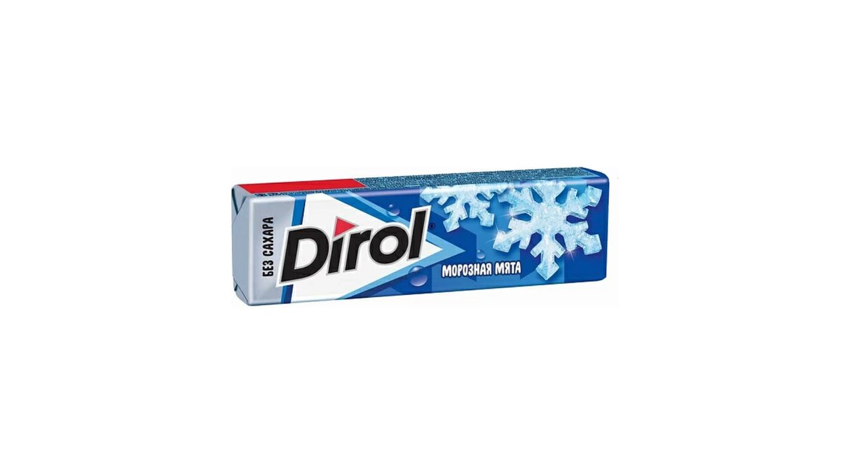 დიროლი chewing gum snowy mint (13.6 g)
