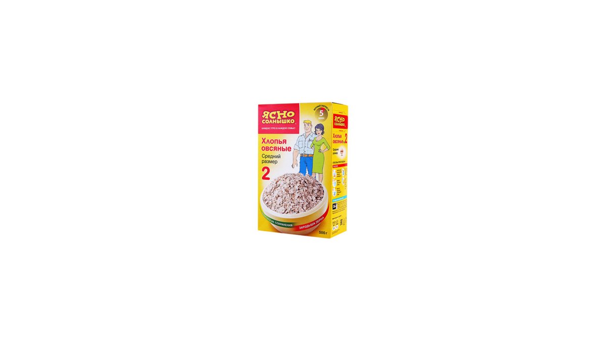 იასნო Овсяные крупы Extra (500 g)