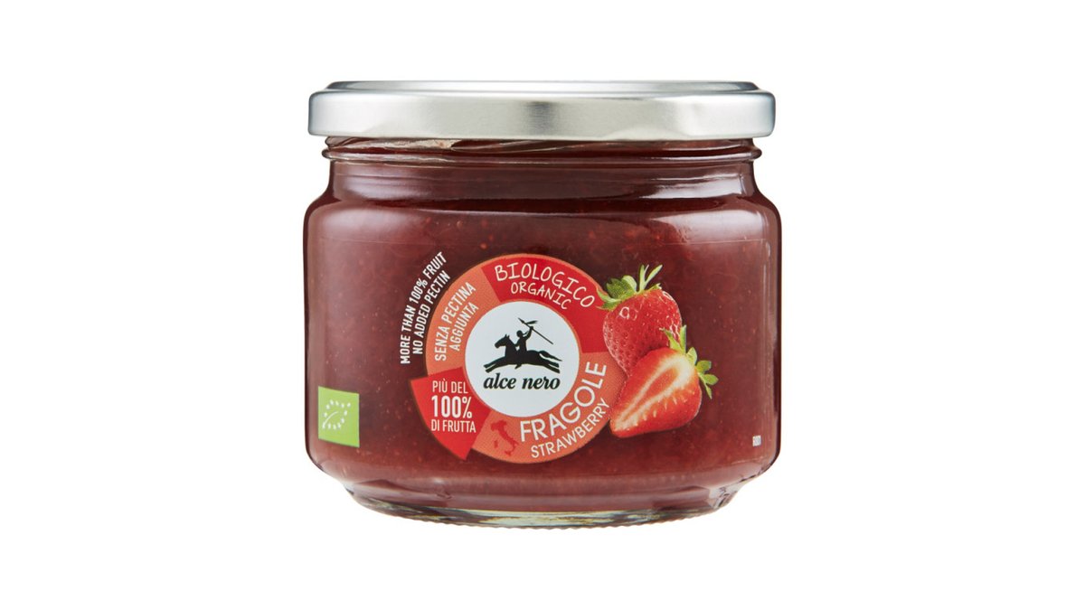 Alce Nero ჯემი strawberry (270 gr)