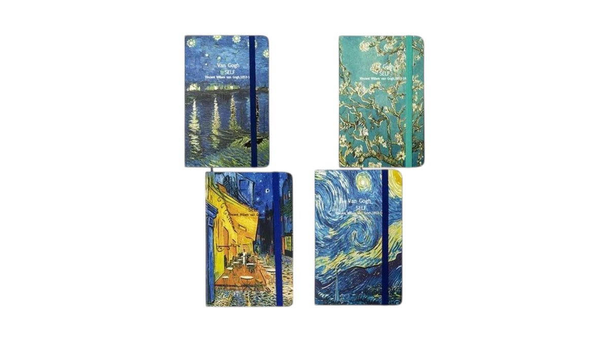 CENTRUM Notebook A6 Van Gogh Illustrations (24 pcs)