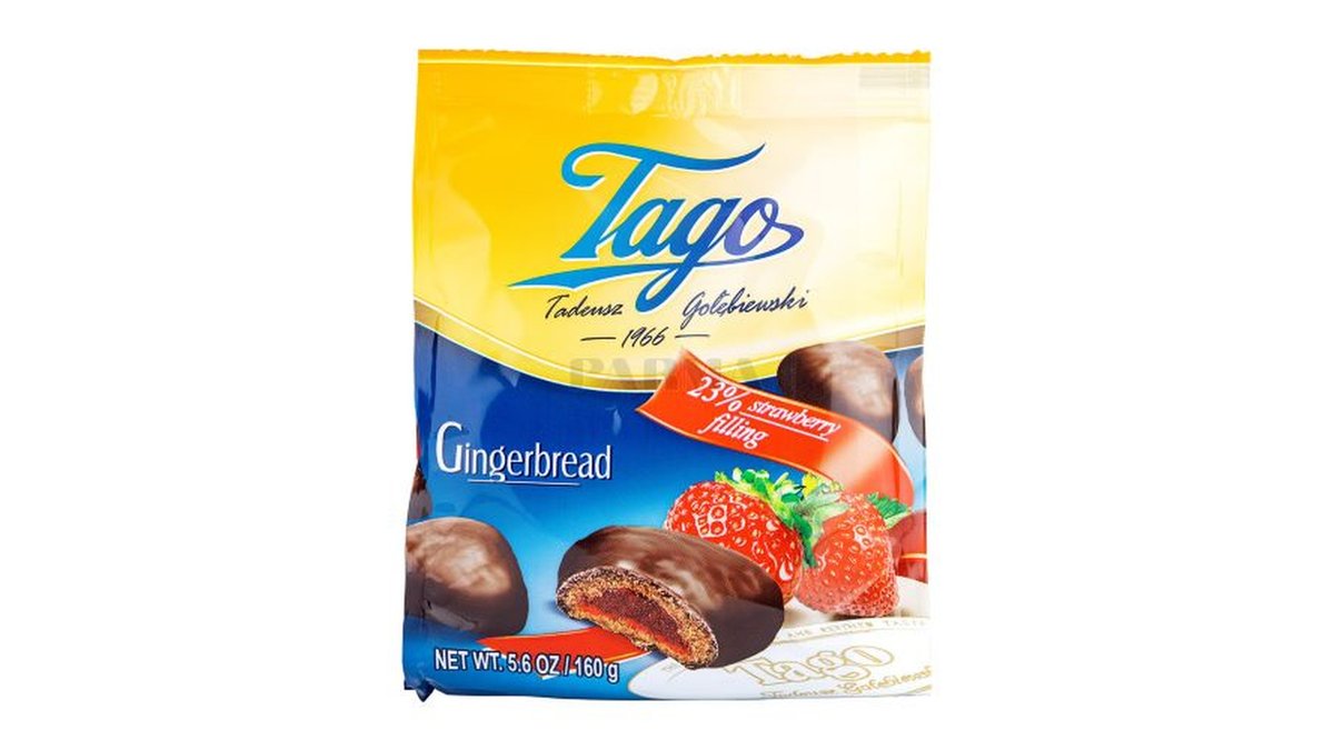 Tago Шоколад ginger strawberry filling (160 gr)