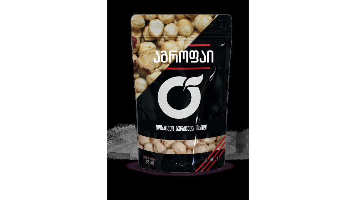 აგროფაი Nuts მოხალული ბერძნულა (130 g)