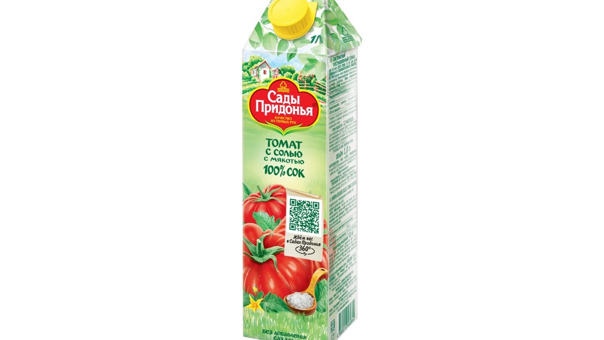 Sadi Pridonia წვენი tomato salt (1 l)