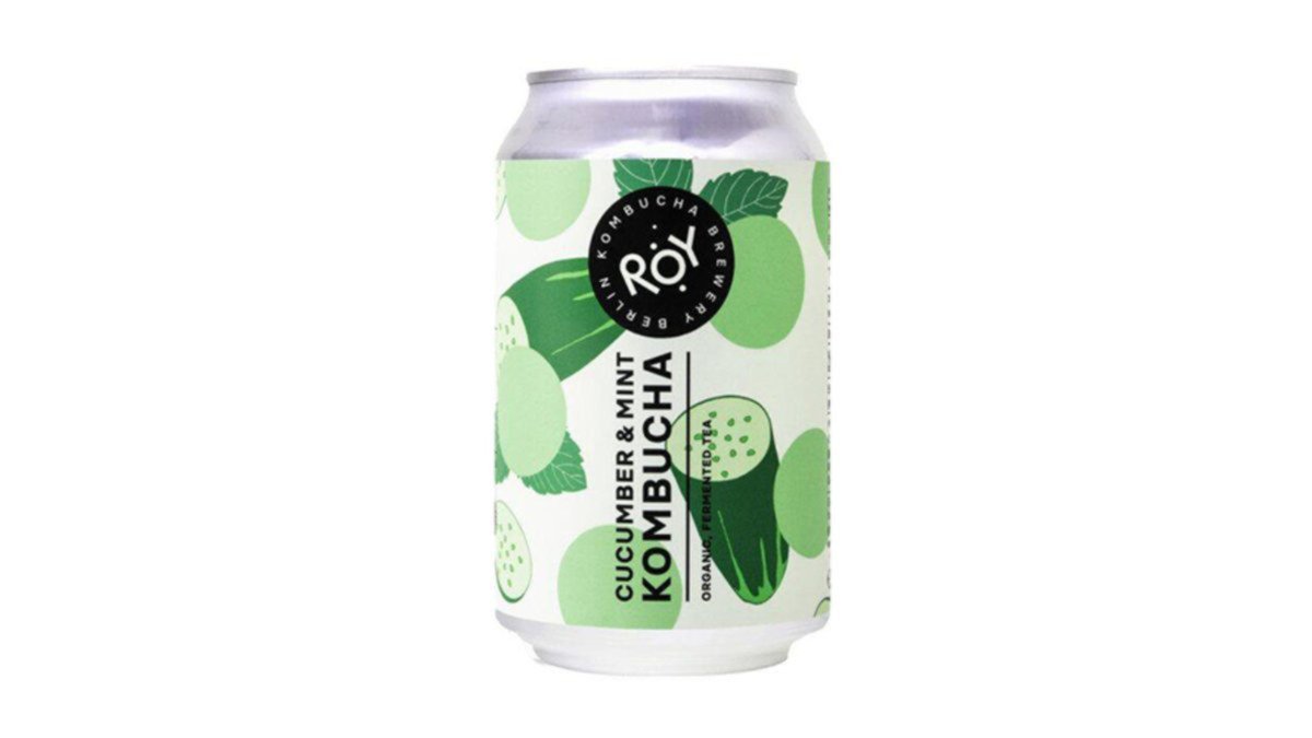 ROY კომბუჩა with cucumber and mint (330 ml)