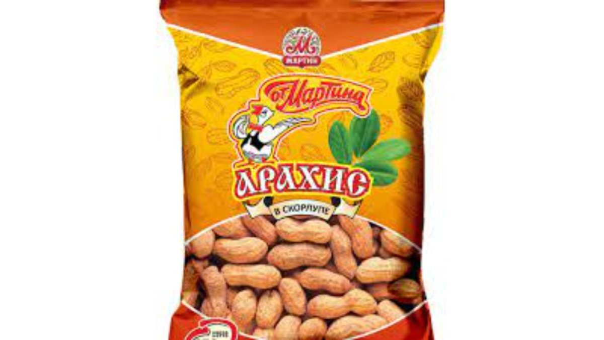 Ott Martina Орехи roasted peanuts in shell (125 g)