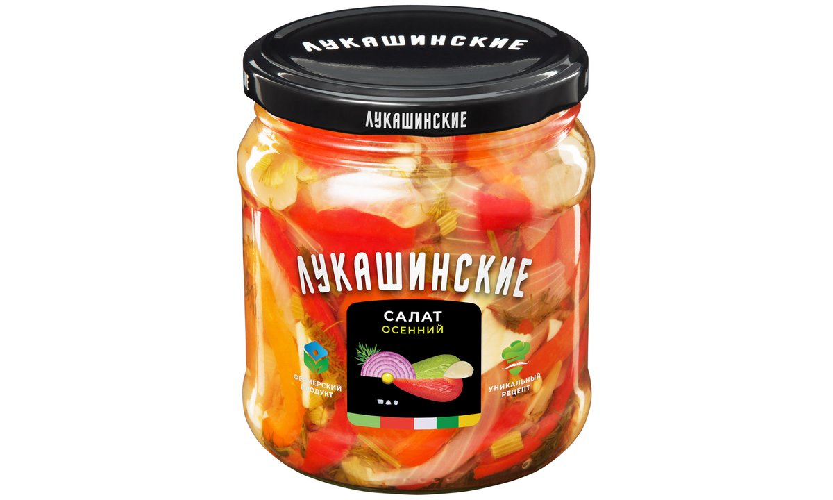 Lukashinskiye Vegetable Preserve Autumn Salad with Sweet Pepper (430 g)