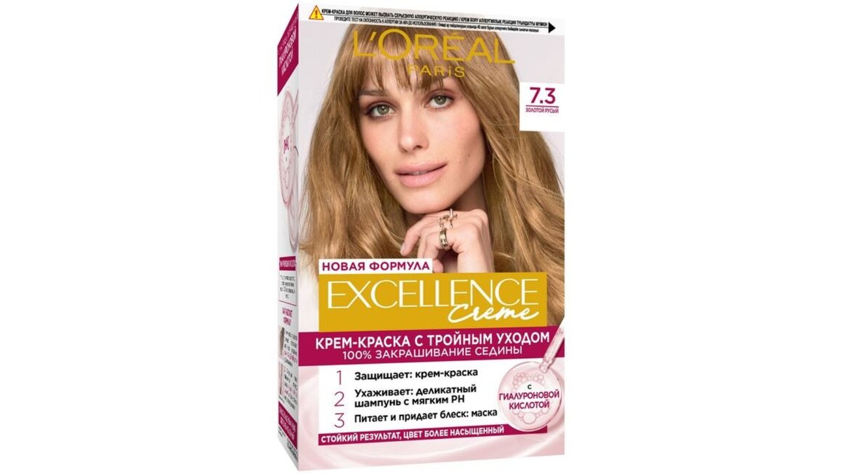 Excellence Краска для волос 7.3