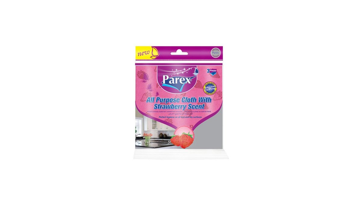PAREX Универсальная ткань strawberry scent (3 pcs)