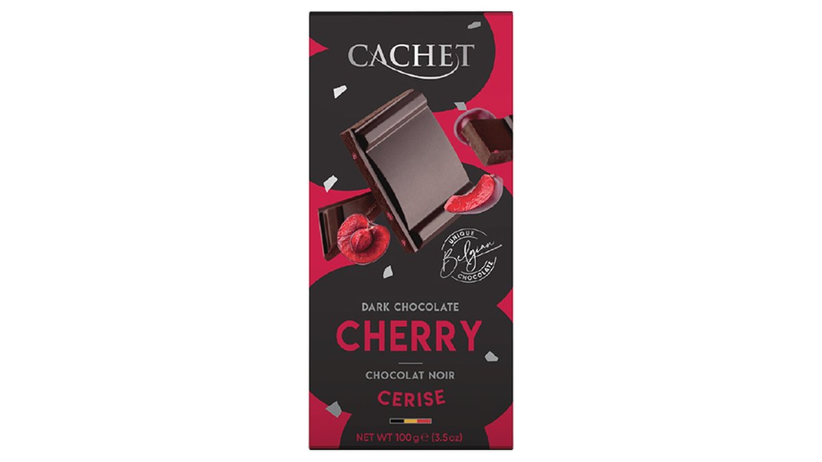 Kims Chocolates Chocolate dark chocolate with cherries (100 g)