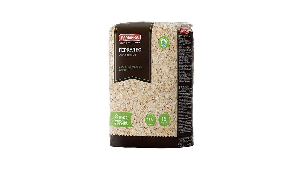 Fair საუზმის ფანტელები oats (350 g)